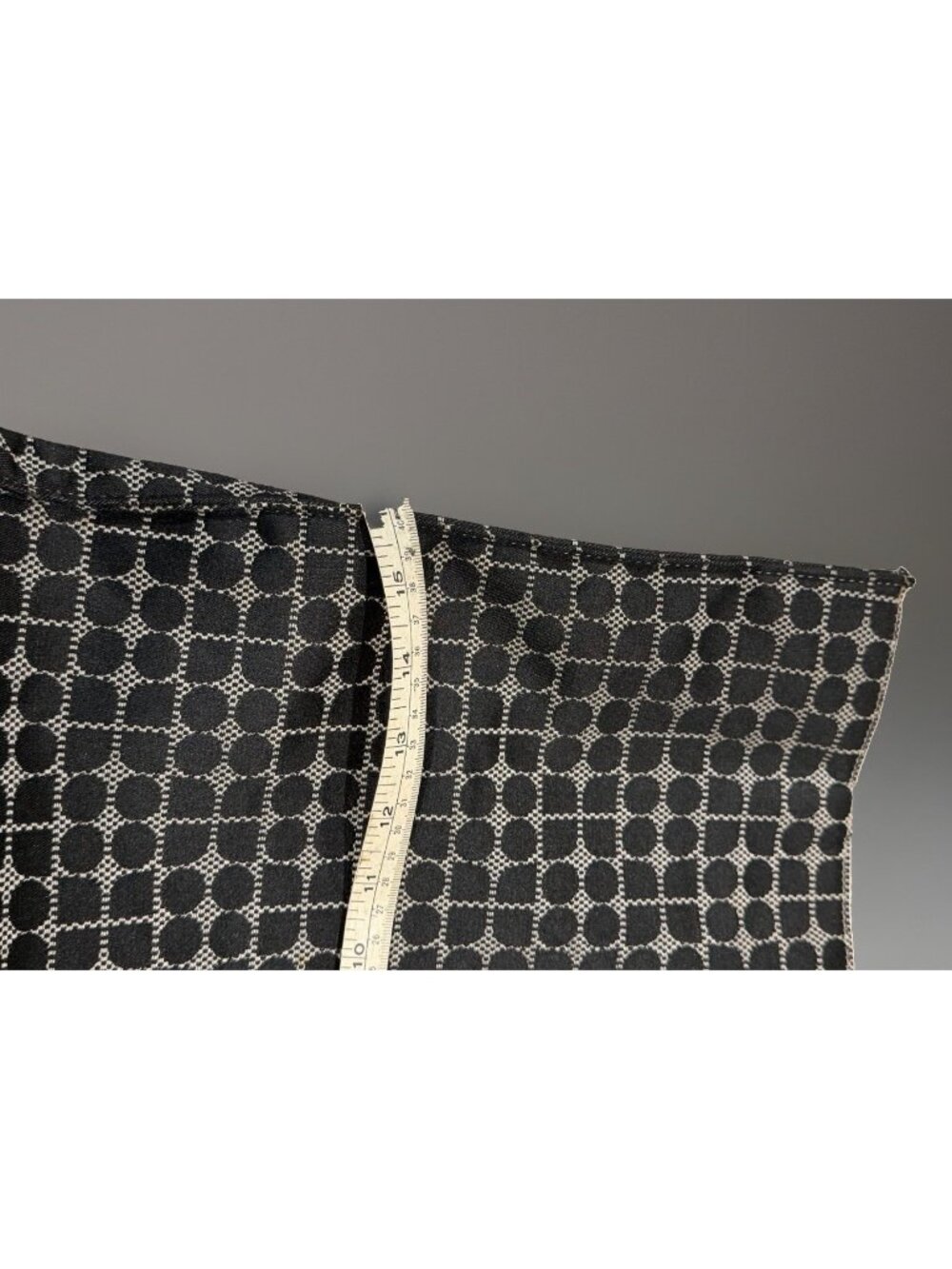 Kate Spade New York Black Beige Geometric Jacquard Classic Print Large Tote Bag - Picture 11 of 16